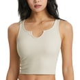 thumbnail image 2 of YueHuiYing Women's V Neck Crop Tops Basic Trendy Notched Sleeveless Slim Fit Summer Y2k Crop Tank Top, 2 of 5