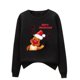 thumbnail image 4 of Navidad moda mujer casual manga larga impreso damas sudaderas tops Pompotops gfhjh14910, 4 of 5