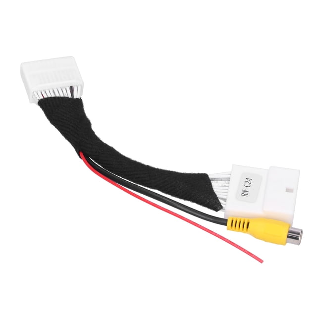Cámara De Marcha Atrás De Respaldo, Arnés Adicional De Cámara De 24 Pines Plug And Play Fuerte Compatibilidad Arnés De Cables De Cámara De Respaldo Fácil De Usar Para