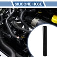 thumbnail image 2 of Unique Bargains 1 Pcs 300mm 11.81" Length 0 Degree Blue Car Silicone Hose Coolant Hose Universal Black 30mm 1.18" ID, 2 of 7