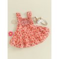 thumbnail image 4 of Bslissey Little Girls Valentine's Day Dress Sleeveless Heart Print Ruched A-line Dress Toddler Summer Casual Princess Dress Kids Sweet Party Dress 2T 3T 4T 5T 6T, 4 of 7