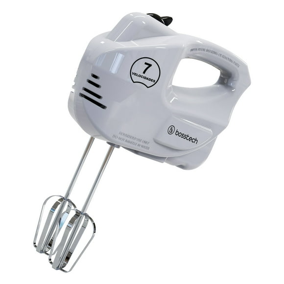 Batidora De Mano Bosstech M1E 200 Watts 7 Vel Con Accesorios