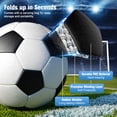 thumbnail image 3 of Doulami Soccer Goal 4x6ft Portable Soccer Goal for Backyard, Set of 2, Pop Up Soccer Net ,Training Equipment with Soccer Ball, Ladder, Cones, Targets, 3 of 12