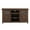 Espresso, variant on PAPROOS TV Stands for Living Room up to 65" TV, Farmhouse TV Console Media Console with Open Shelves and Barn Doors, Wood TV Stand With Storage and Glass Doors, TV Stand With Cabinet, White