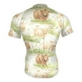thumbnail image 4 of joogoo Highland Cattle Flower-w3 Men's Cycling Jerseys Mountain Bike Short Sleeve Tops L, 4 of 7