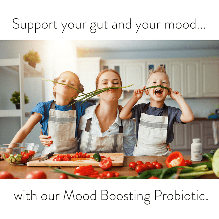 Lifted Naturals Probiotics - SBO Mood Boost Probiotic - Spore/Soil-Based -  Digestion & Mood Support - Histamine-Free - Natural Mood Support - 60 Day