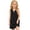 F112-Black, variant on FYDUU Girls Sleeveless Summer Dress Solid Color V‑Neck Button Casual Dresses Lightweight Comfort Beach Sundress Kids Vacation Sundresses 5-6 Years