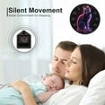 thumbnail image 6 of Cat Neon Animal Wall Clock 10 Inch Silent Non Ticking Round Clock Decoration for Living Room Kitchen Bedroom Bathroom Office Classroom, 6 of 8