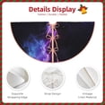 thumbnail image 3 of Fotbe Purple And Blue Nebula Pattern Christmas Tree Skirt, Tree Skirts Plush Christmas Decorations, Christmas Tree Skirts Xmas Decorations Holiday Party Decor-48", 3 of 6