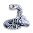 thumbnail image 2 of Dserhfy 3D Printed Snake Figurine Movable Joints Snake Figure Articulated Animal Model Toy Home Office Bookshelf Desktop Decoration Ornament, 2 of 7