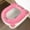 Pink, variant on RuiJiao Cute Cartoon Bear Toilet Seat Cover EVA Waterproof Insulated, Thickened All-Season Pad with Aromatherapy, Non-Slip Adhesive Ring (Pink/Blue/Green/Beige/Yellow)