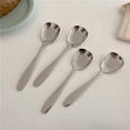 thumbnail image 6 of Stainless Steel Soup Spoons Square Head Spoons Korean Style Square Sugar Spoon, Table Spoons Dinner Spoons Flat Square Spoon Set of 6, 6 of 6