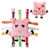 Buckle Toy - Boink Pig - Learning Activity Toy for Toddlers Ages 1 2 3 4