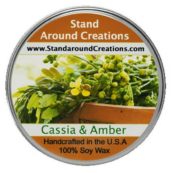 CASSIA & AMBER TUREEN 8-OZ. ALL NATURAL SOY CANDLE