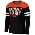thumbnail image 2 of Men's G-III Sports by Carl Banks Black/Orange Cincinnati Bengals Adaptive Hail Mary Long Sleeve T-Shirt, 2 of 3