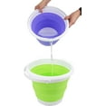 thumbnail image 3 of SAMMART Collapsible Plastic Bucket - Foldable Tub - Portable Fishing Water Pail - Space Saving Outdoor Waterpot, 3 of 7