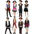 thumbnail image 2 of Disfraz De Halloween cos Caribe Niños Pirata Escenario Bandido Personaje Jack, 2 of 4