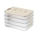 thumbnail image 4 of Organizador de albóndigas Organizador de refrigerador Contenedor multifuncional Almacenamiento de albóndigas 4 capas, 4 of 8