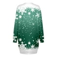 thumbnail image 4 of Vestidos Casuales Para Mujer 派对 Vestido Casual de Manga Larga Con Cuello Redondo y Estampado Navideño de Moda de Otoño E Invierno Para Mujer, 4 of 4