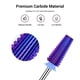 thumbnail image 2 of Brocas para uñas MelodySusie, 5 en 1, carburo de tungsteno, color morado, 2 of 7