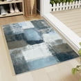 thumbnail image 3 of Bleum Cade 2x3 Doormat Washable Rug,Large Soft Modern Non Slip Abstract Bedroom Rug,Contemporary Area Rugs for Bathroom,Blue, 3 of 9