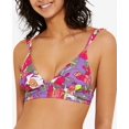 thumbnail image 1 of Hula Honey Juniors’ Impressionist Bloom Bikini Top, Large, Multi, 1 of 5