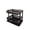 Brown, variant on Star Crafts Plastic Dish Rack 2 Tier With draining Tray Compact and Durable Kitchen Organizer for house hold