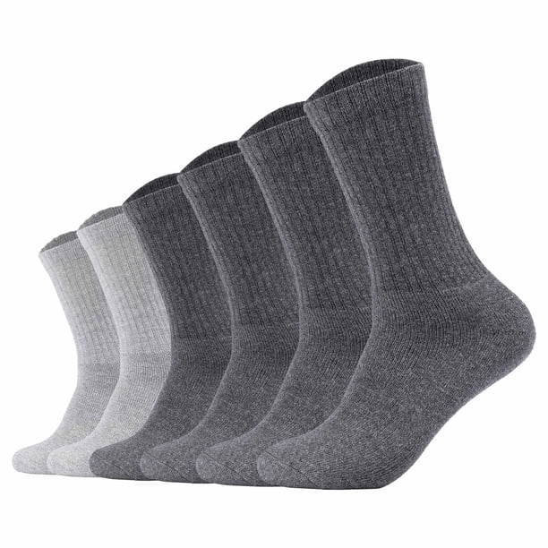 s.Oliver Calcetines unisex paquete de 6 - Calcetines de tenis Essentials, lisos Gris 35-38