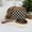 Chequer Brown, variant on Small Crossbody Bags for Women PU Leather Travel Daily Bags With 2 Shoulder Strap Purse Zipper bag