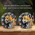 thumbnail image 2 of Tiger Wall Clock 10-Inch Silent Wooden Wall Clock, Battery Operated (AA Batteries Not Included), Artistic Home Decor, 2 of 8