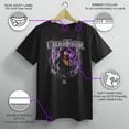 thumbnail image 3 of Boy's WWE Undertaker Purple Lightning Logo  Graphic Tee Black X Large, 3 of 10