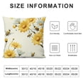 thumbnail image 5 of Leisuo Spring Pillow Cover Decorations Seasonal Summer Pillow Case Decor for Sofa Couch (Yellow), 5 of 5