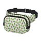 thumbnail image 2 of Fotbe Christmas Trees Cangurera Cuadrada con Estampado de Doble Capa, Bolsa de Cintura Ajustable Mini para Hombres y Mujeres, 2 of 9