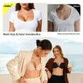 thumbnail image 4 of Niidor Strapless Sticky Bra Adhesive Bra Ultra Sticky Boobs Invisible Push up Lifting Bras Bra Multiple Colors Sizes Reusable for Backless Dress, 4 of 8