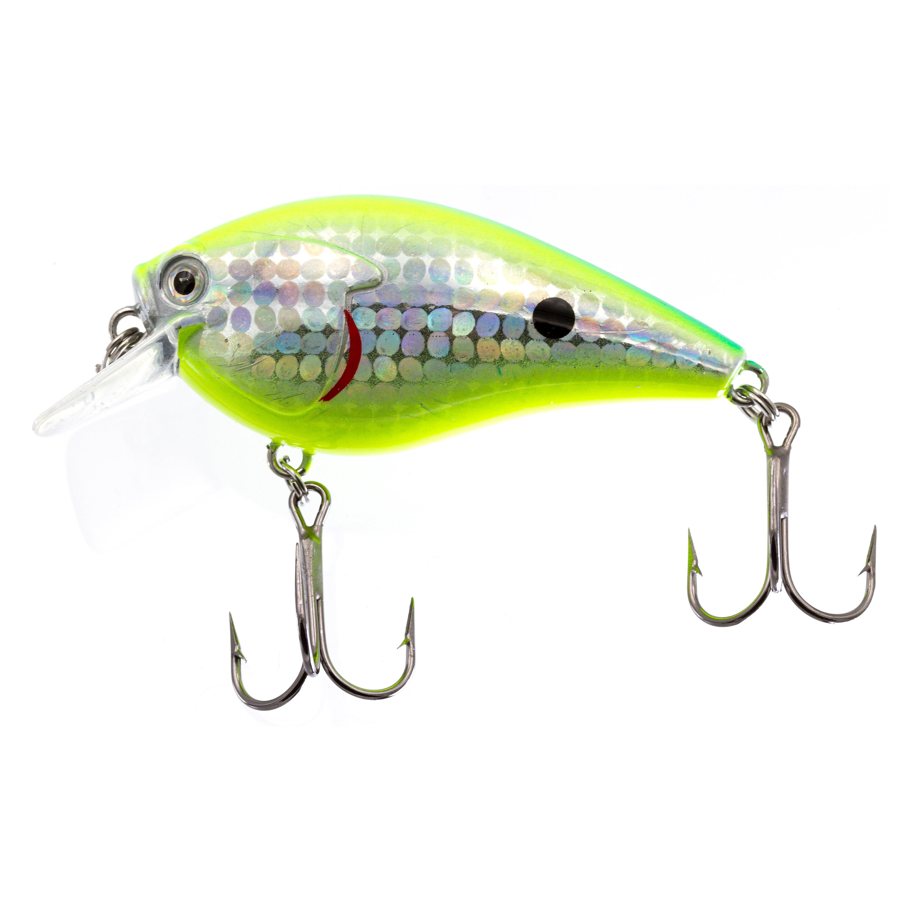 Ozark Trail 3/8-Ounce Square Bill Crankbait Fishing Lure - Lime Blue