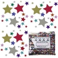 thumbnail image 2 of Confetti Mix - Galaxy Stars MultiColors - Half Pound (8 oz) - CCL8493, 2 of 8