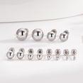 thumbnail image 6 of Turandoss 6 Pairs Stud Earrings Set for Women 925 Sterling Silver Post Hypoallergenic 14K Gold Plated Ball Tiny Cz Flatback Piercings Jewelry Set for Women Trendy, 6 of 8