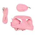 thumbnail image 4 of Arnés para perro con Correa Bling Bling chaleco para mascotas color rosa XS, 4 of 12