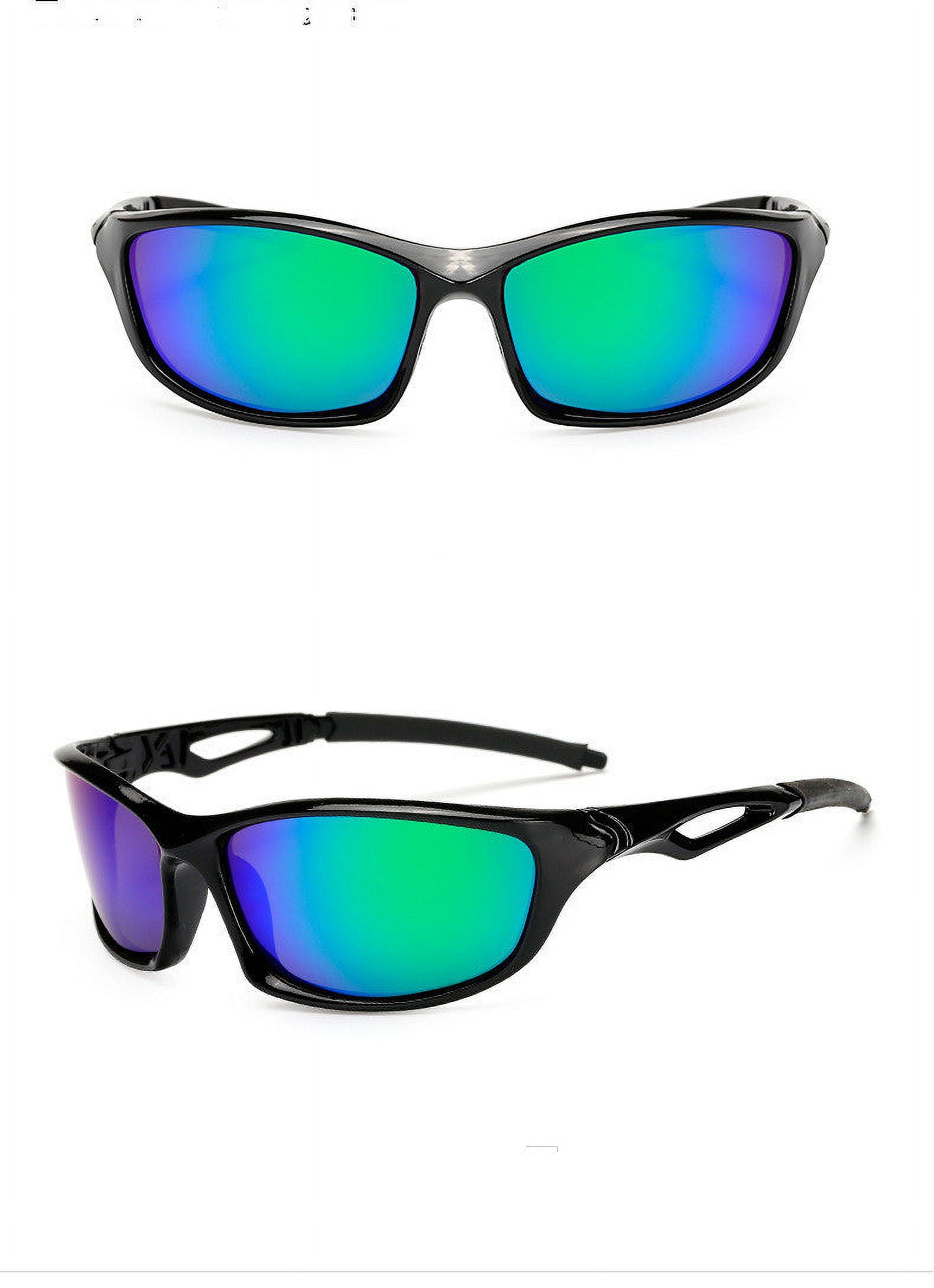 Polarized Sports Sunglasses for Men, UV400 Protection, PC Frame, Outdoor Riding Glasses, Cycling Eyewear
