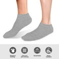 thumbnail image 2 of TSV 12 Pairs Low Cut Socks for Men and Women, Soft Thin No Show Ankle Socks, 3 Colors, 2 of 6