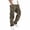 Bronze-E, variant on Men's Cargo Pants with Pockets Drawstring Long Trousers Relaxed Fit Stretch Work Pants