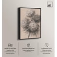 thumbnail image 2 of Ghost Flowers Canvas Print Botanical Art by Art Remedy, Black Frame, 24 x 36, 2 of 6