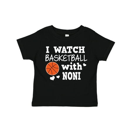 

Inktastic I Watch Basketball with Noni Gift Toddler Boy Girl T-Shirt