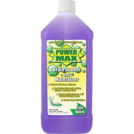- Valterra V11001 'Power Max' Drain Opener and Maintainer - 32 oz. Bottle