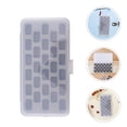 thumbnail image 1 of SEWCHICS 2Pcs Compact Sewing Bobbin Holder Storage Box Grey with Clear Cover for Thread Spools and Travel Use, 1 of 8