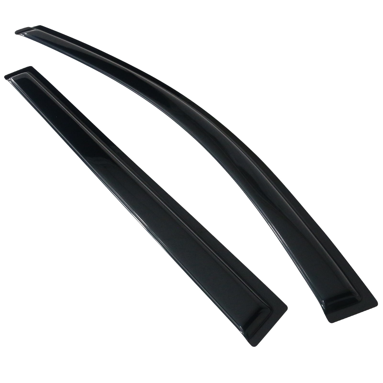 Ikon Motorsports Compatible with 14-23 Jeep Cherokee Acrylic Window Visors Vent Deflector Rain Guard 4Pc Set Outside Mount 2014 2015 2016 2017 2018