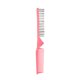 thumbnail image 4 of 2 cepillos de pelo compactos plegables/peine peine de viaje de doble cabeza que incluye peine de dientes finos y cepillo de cerdas para salón mujeres hombres niños, doble cabeza (rosa, morado) XianweiShao 1327533092173, 4 of 4