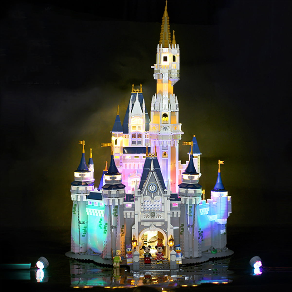 Ordinary Edition LED Light Lighting For Lego 71040 For Disney Castle Bricks 
