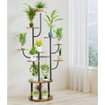 thumbnail image 7 of 60" Tall Indoor Plant Stand with Grow Light 10 Tiered Adjustable,Large Metal Rotating Plant Shelf for Multiple Plant Display, Flower Holder Stand for Living Room,Bedroom,Office,Balcony, 7 of 7