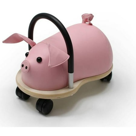 Prince Lionheart WheelyBUG PIG Small Child Ride-On Toy Multi-Directional Casters Helps Promote Gross Motor Skills and Balance